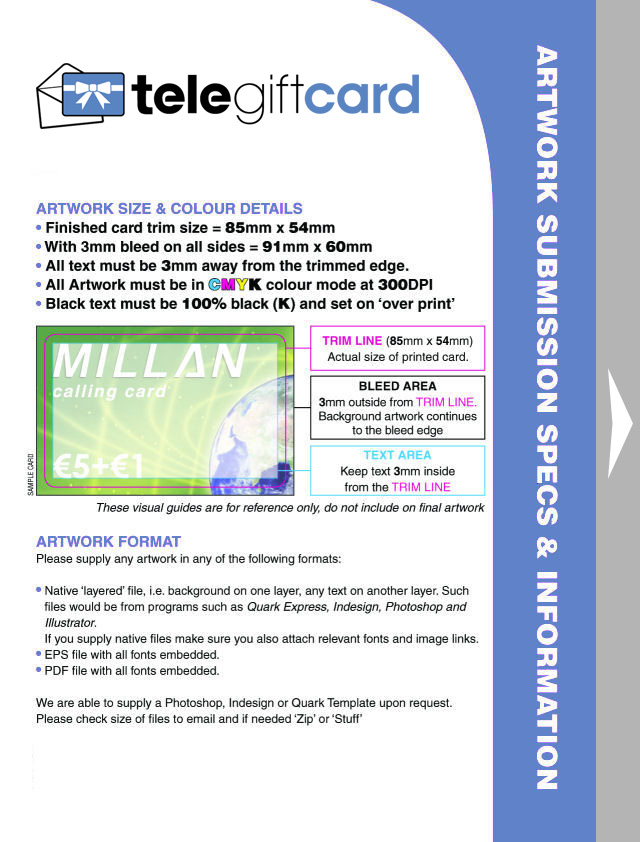 Artwork submission specifications, page 1